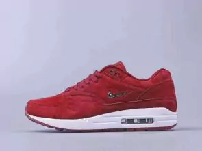 chaussures de course homme nike air max 87 suede red